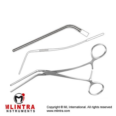 DeBakey Atrauma Multipurpose Vascular Clamp Stainless Steel, 22 cm - 8 3/4"